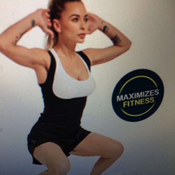 NWOT: Women's Heatgear Top Waist Trimmer Sweat Enhancing Neoprene Thermal Vest - Picture 5 of 6